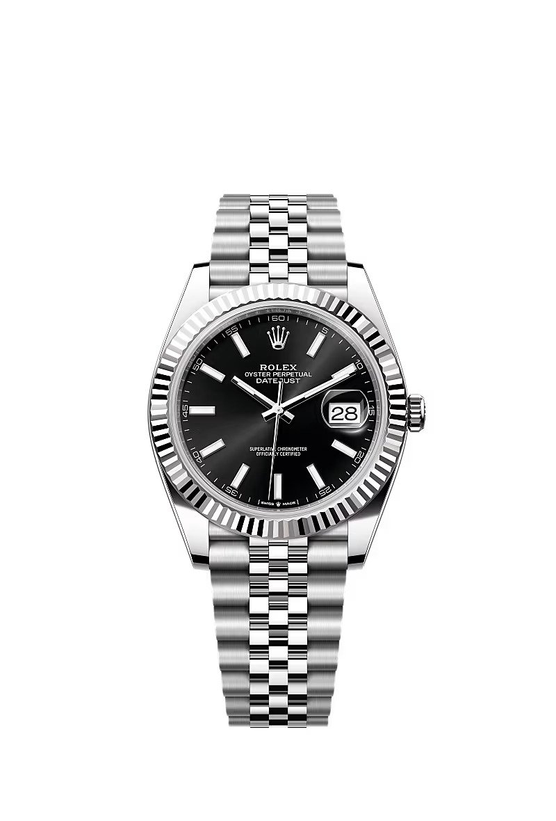 ROLEX DATEJUST BLACKDIAL EDITION PREMIUM AUTOMATIC WATCH FOR MEN