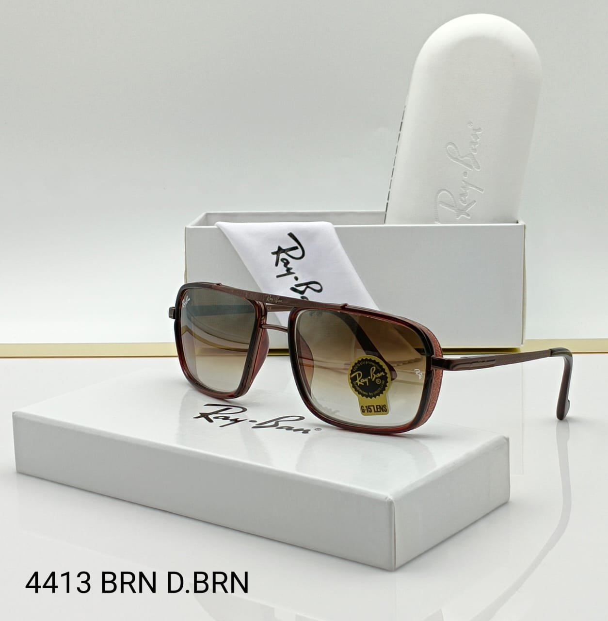 RAYBAN BROWN LUXURY SHADES #4413