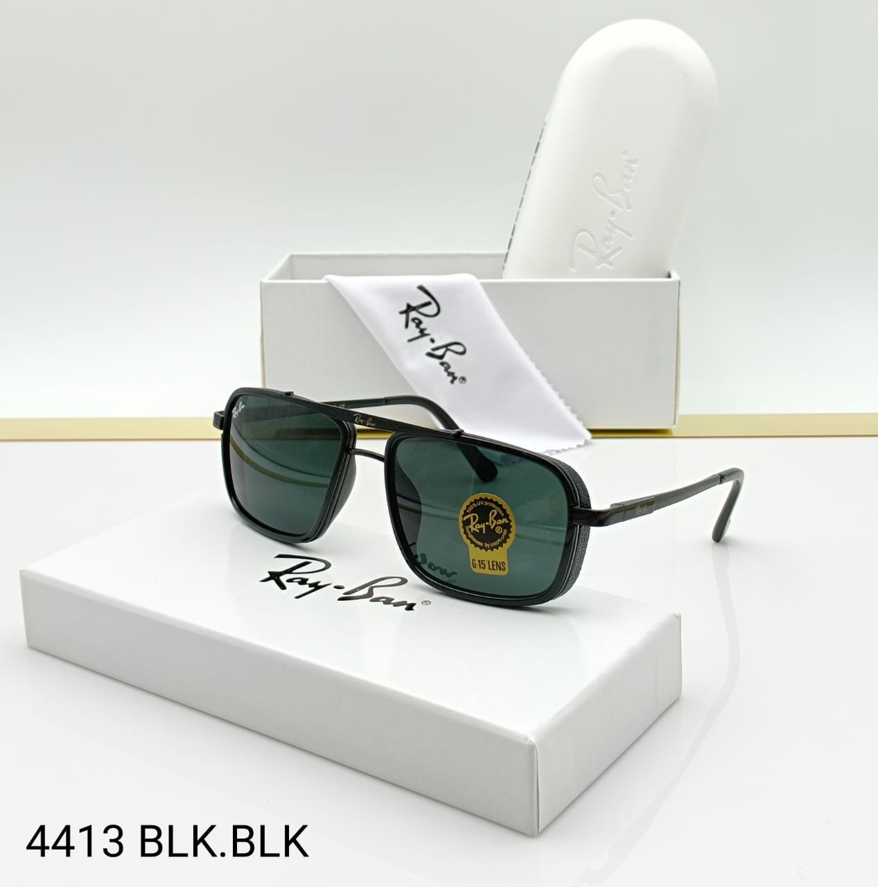 RAYBAN BLACK LUXURY SHADES #4413