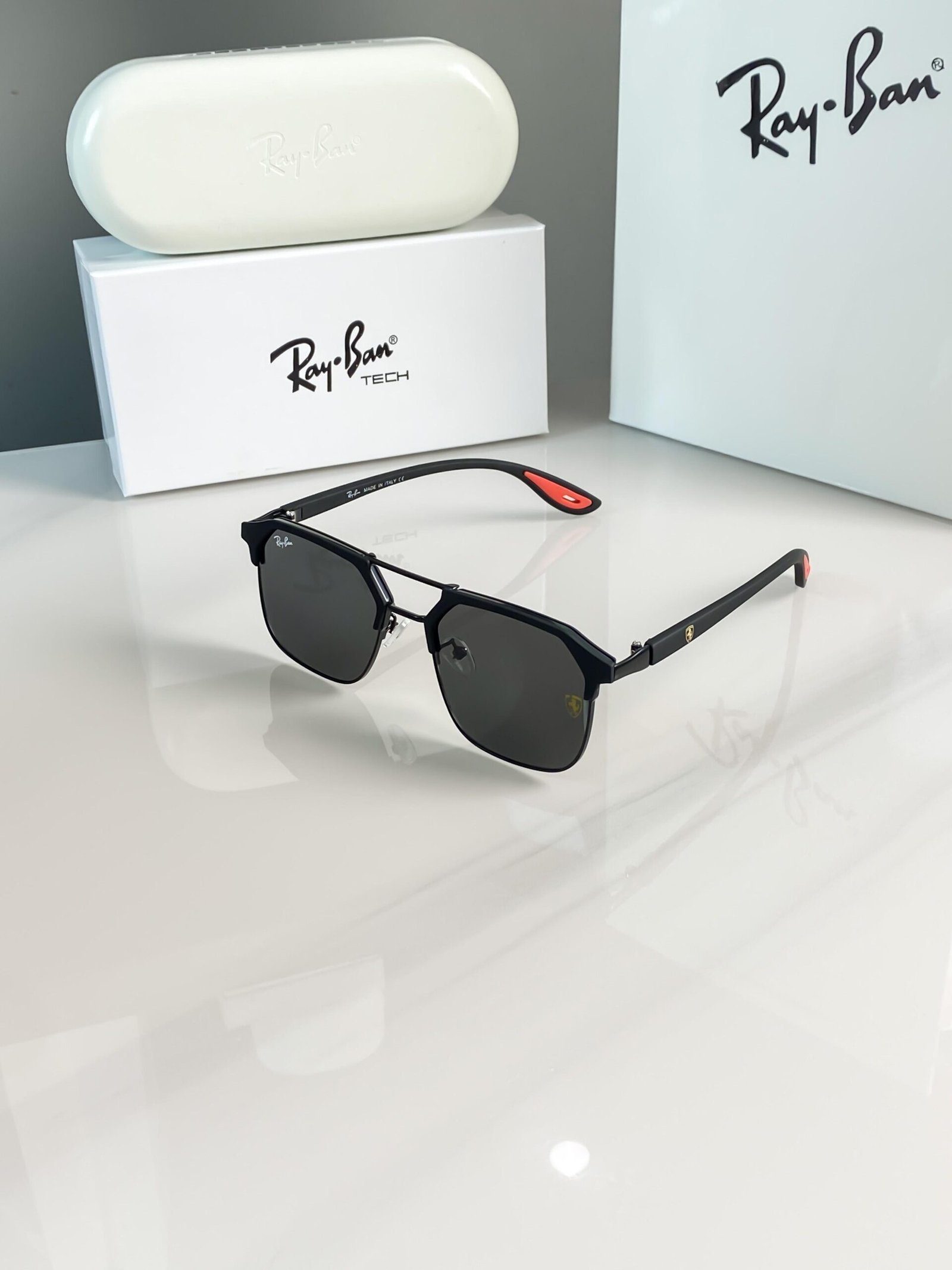 LUXURY SHADES #04 full black premium sunglasses
