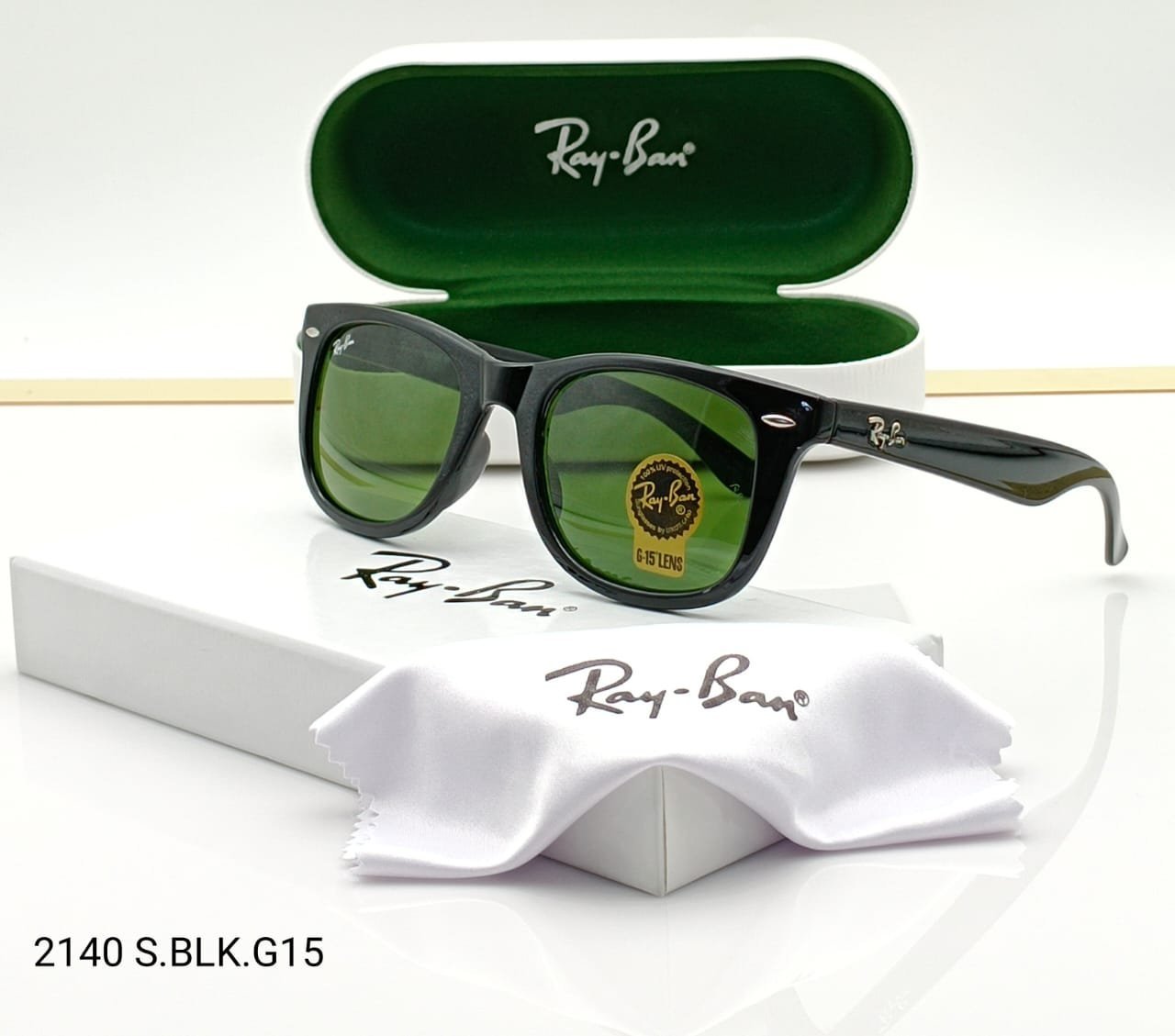WAYFARER LUXURY GREENBLACK SHADES #2140