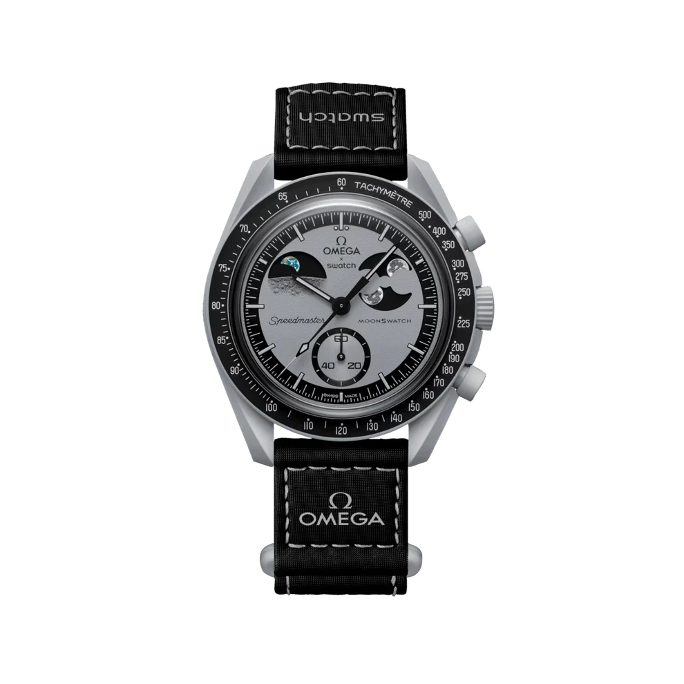 Swatch x Omega Bioceramic Mission To Earthphase Black